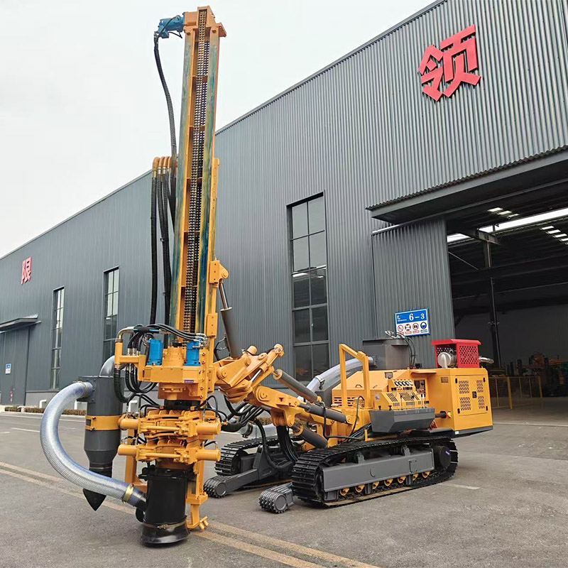 Solar Pile Driver Machine