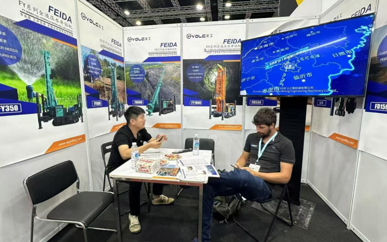 Feida Drilling Rig Appeared at Malaysia International Construction Machinery,Construction and Mining Exhibition 2024